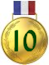 UCH 10th Place Medal
