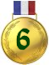 UCH 6th Place Medal