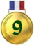 UCH 9th Place Medal
